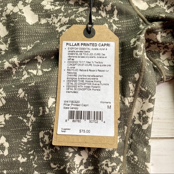 PrAna Pillar Printed Capri Cropped Leggings - Picture 10 of 13